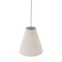 Pendelleuchte Metall zeitlos B:25 cm Beige E27 modern