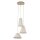 Pendelleuchte Beige B:47,5 cm Metall E27 3-flmg modern