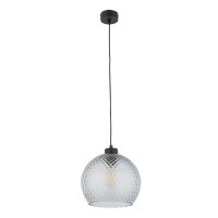 Pendelleuchte Transparent Glas B:25 cm E27 stilvoll