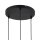 Pendelleuchte skandinavisch Glas Schwarz B:42 cm E27