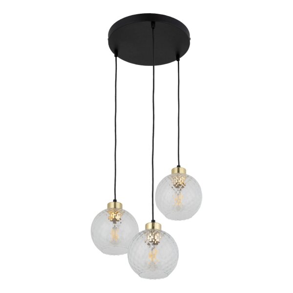 Pendelleuchte Transparent zeitlos B:42 cm Glas E27