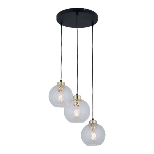 Pendelleuchte Transparent zeitlos B:42 cm Glas E27