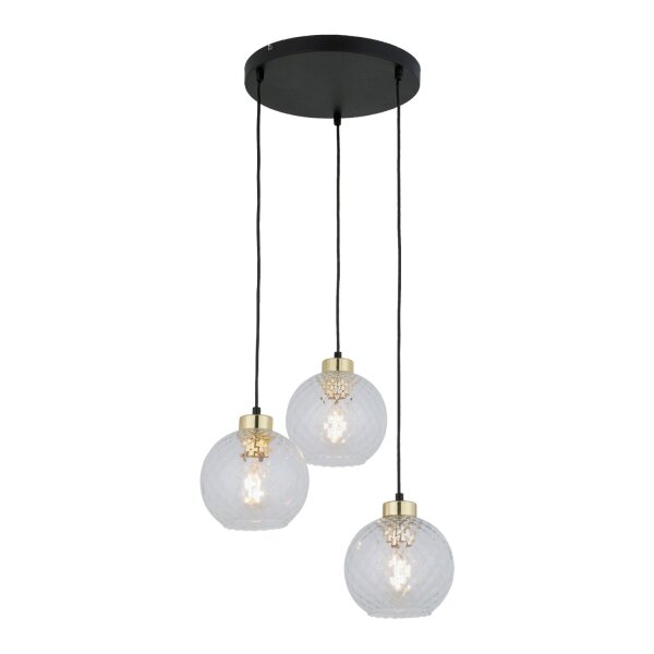 Pendelleuchte Transparent zeitlos B:42 cm Glas E27