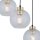 Pendelleuchte Transparent zeitlos B:42 cm Glas E27