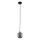 Pendelleuchte Schwarz Graphit Glas B:15 cm G9 blendarm