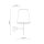 Wandleuchte Beige Metall B:20 cm E27 zeitlos Stoff