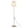 Stehlampe Metall Stoff Beige 152 cm E27 blendarm sanft