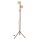 Stehleuchte Braun Holz 150 cm G9 elegant Tripod Glas