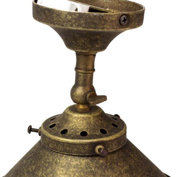 Applique en laiton bronze antique réglable