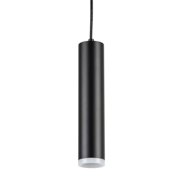 Pendelleuchte Schwarz schmal B:5,5 cm Metall GU10