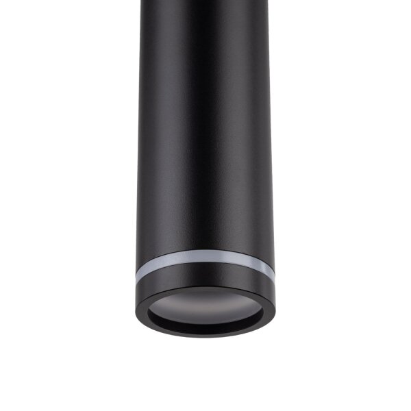 Pendelleuchte Schwarz schmal B:5,5 cm Metall GU10