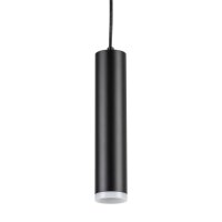 Pendelleuchte Schwarz schmal B:5,5 cm Metall GU10