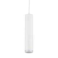 Pendelleuchte zeitlos Metall Weiß B:5,5 cm GU10 schmal