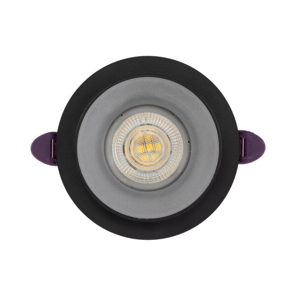 Einbaustrahler Modern Schwarz B:9,2 cm GU10 akzentuiert