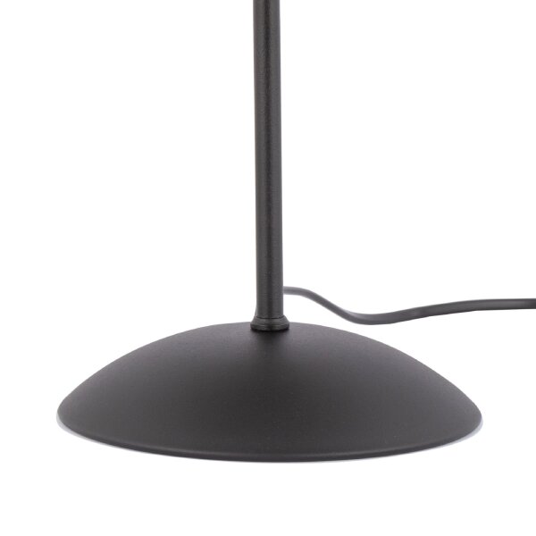 Tischlampe Schwarz skandinavisch 35 cm E27 Natur Jute