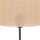 Tischlampe Schwarz skandinavisch 35 cm E27 Natur Jute