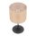Tischlampe Schwarz skandinavisch 35 cm E27 Natur Jute