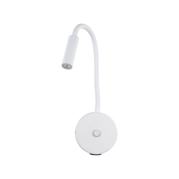 Wandleuchte Weiß G9 B:32 cm modern Stahl Schalter USB