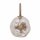 Wandleuchte Metall Beige G9 B:15 cm Glas Cognac