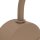 Wandleuchte Metall Beige G9 B:15 cm Glas Cognac