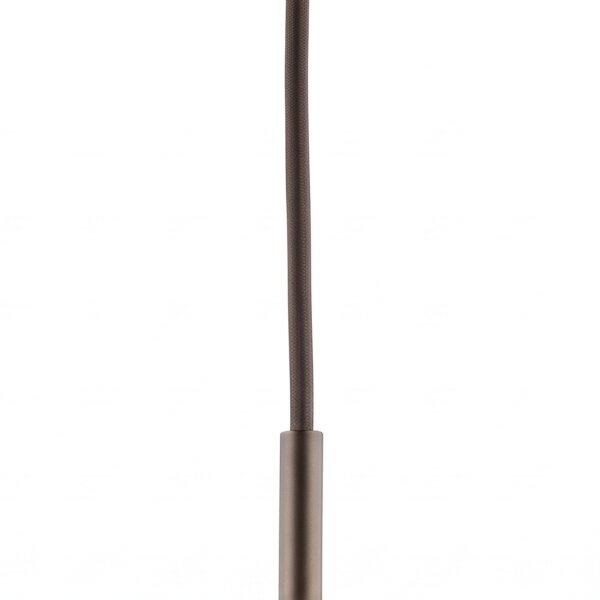 Pendelleuchte Braun Metall B:15 cm G9 Glas in Cognac