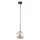 Pendelleuchte Braun Metall B:15 cm G9 Glas in Cognac