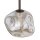 Pendelleuchte Braun Metall B:15 cm G9 Glas in Cognac