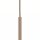 Pendelleuchte Beige Cognac Metall Glas B:15 cm G9