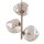 Pendelleuchte Glas Metall Cognac Beige G9 B:29 cm