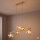 Pendelleuchte Beige Metall 65 cm G9 modern 5-flammig