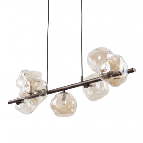 Pendelleuchte Metall modern 90 cm Braun G9 Elegant