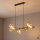 Pendelleuchte Metall modern 90 cm Braun G9 Elegant
