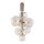 Pendelleuchte Metall Glas 116 cm Beige Cognac G9 9-flmg