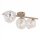 Deckenleuchte Metall zeitlos 50 cm Beige G9 Stilvoll