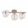 Deckenleuchte Metall zeitlos 50 cm Beige G9 Stilvoll