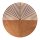 Wandleuchte Holz indirekt B:40 cm G9 Eiche 2-flammig
