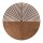 Wandleuchte Holz indirekt B:40 cm G9 Eiche 2-flammig