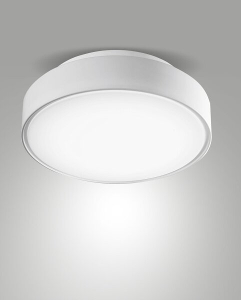 Deckenleuchte Weiß IP65 B:30 cm E27 rund dekorativ