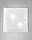 Deckenleuchte Glas Metall E27 Wei&szlig; B:40 cm 2-flammig