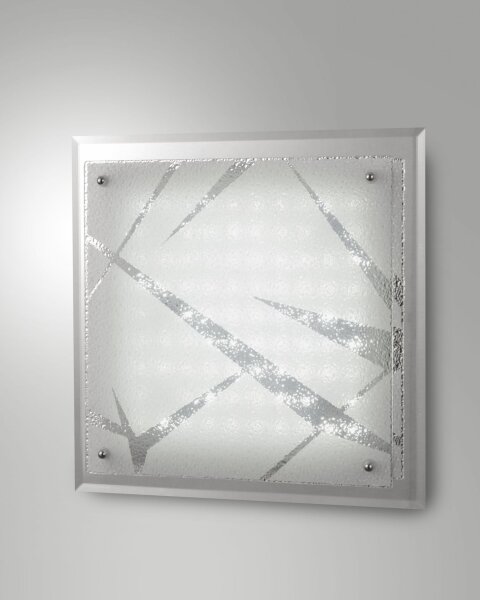 LED Deckenleuchte Glas 4000K Weiß B:35 cm 2070 lm