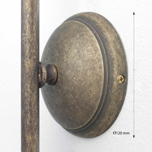 Applique murale dextérieur en laiton bronze antique