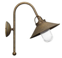 Applique murale dextérieur en laiton bronze antique