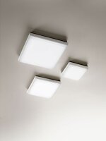 LED Deckenleuchte Aluminium IP54 3000K Weiß L:30 cm
