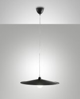 H&auml;ngelampe Schwarz Metall E27 &Oslash;50 cm rund...