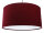 Lampe &agrave; suspendre Table de salle &agrave; manger Lampe dint&eacute;rieur &Oslash;40cm Rouge Blanc Tissu