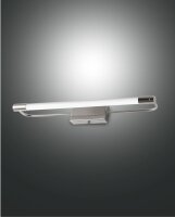 LED Wandleuchte Chrom IP44 3000K 40 cm Spiegelleuchte