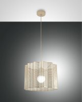 Pendelleuchte Gold Metall E27 Ø40 cm Modern rund