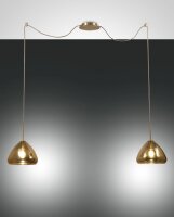 Hängelampe Bernstein E27 Glas Metall L:700 cm Modern