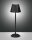 LED Tischleuchte IP54 3000K Metall Schwarz H:38 cm