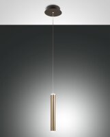 LED Hängelampe Gold 3000K Schwarz Ø3,8 cm 720...